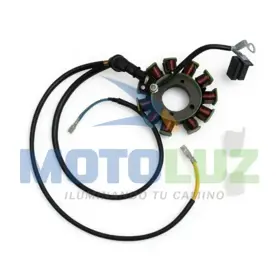 ALTERNADOR 12 POLOS (250W) KIGCOL - Repuesto de moto marca MOTOLUZ en Moto Luz Perú