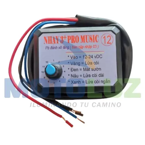 CONTROLADOR DE BOCINA ELECTRONICA MUSICAL marca MOTOLUZ para moto | Moto Luz Perú