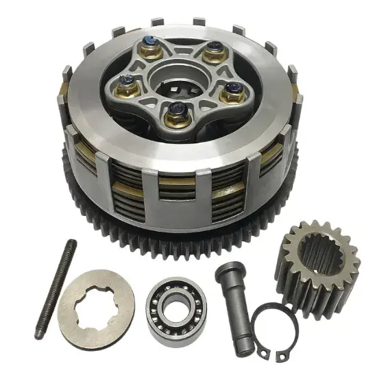 CREMALLERA COMPLETA CG200 6 PINES, 6 DISCOS, 73 DIENTES marca MOTOLUZ para moto | Moto Luz Perú
