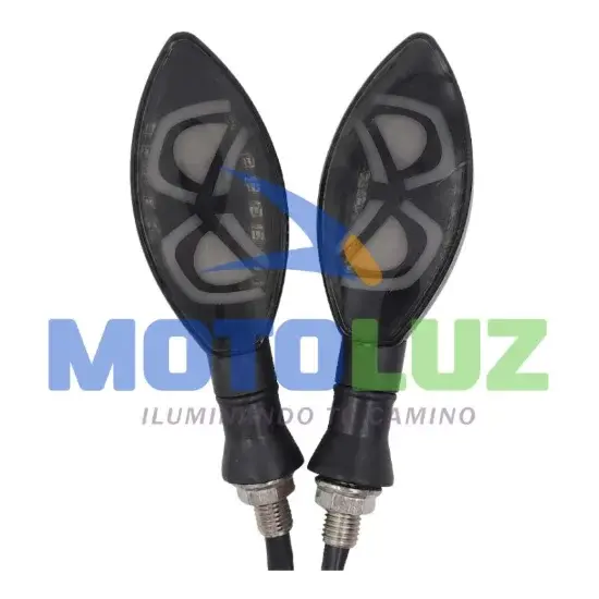 DIRECCIONAL OJITOS I17 AMBAR/AZUL/ROJO 12V marca MOTOLUZ para moto | Moto Luz Perú