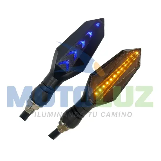 DIRECCIONALES LE 111 ACON AMBARZUL marca MOTOLUZ para moto | Moto Luz Perú