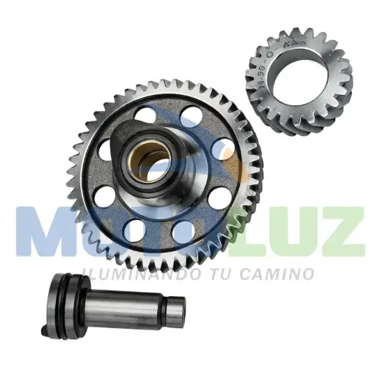 EJE DE LEVAS CG125/150/200 + PIN + PIÑON CIGUEÑAL marca MOTOLUZ para moto | Moto Luz Perú