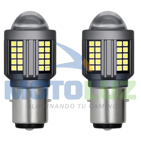 FOCO DELANTERO MICROLEDS PARA MOTO GL marca MOTOLUZ para moto | Moto Luz Perú