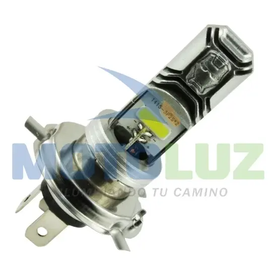 FOCO DELANTERO LED 8W+8W H4 84MM marca MOTOLUZ para moto | Moto Luz Perú