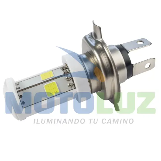 FOCO DELANTERO LOZA 4 CARAS - H4 marca MOTOLUZ para moto | Moto Luz Perú