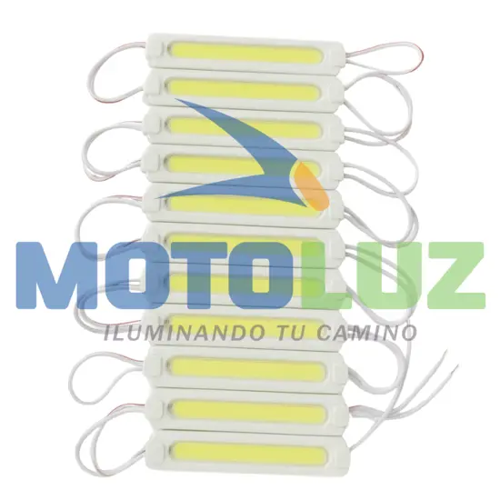 MÓDULO COB LARGO BLANCO – 12V marca MOTOLUZ para moto | Moto Luz Perú