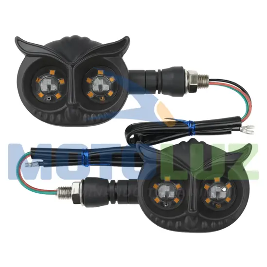 DIRECCIONALES LED PARA MOTOS - TIPO BUHOS marca MOTOLUZ para moto | Moto Luz Perú