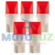 Vista 1 de FOCO LAGRIMA T10 3D ROJO | Moto Luz Perú